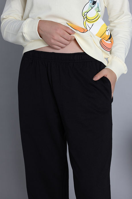 Zivame Mickey Mouse Loungewear Set - Black Beauty — image 8